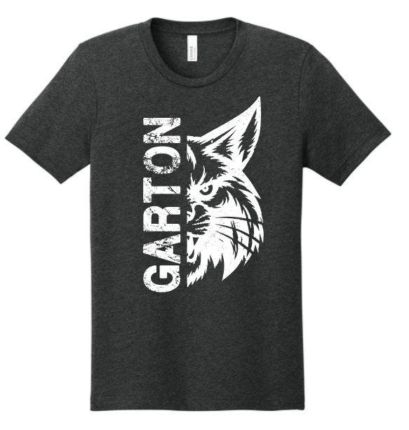 Garton Elementary Distressed Wildcat TEE (Adult and Youth)