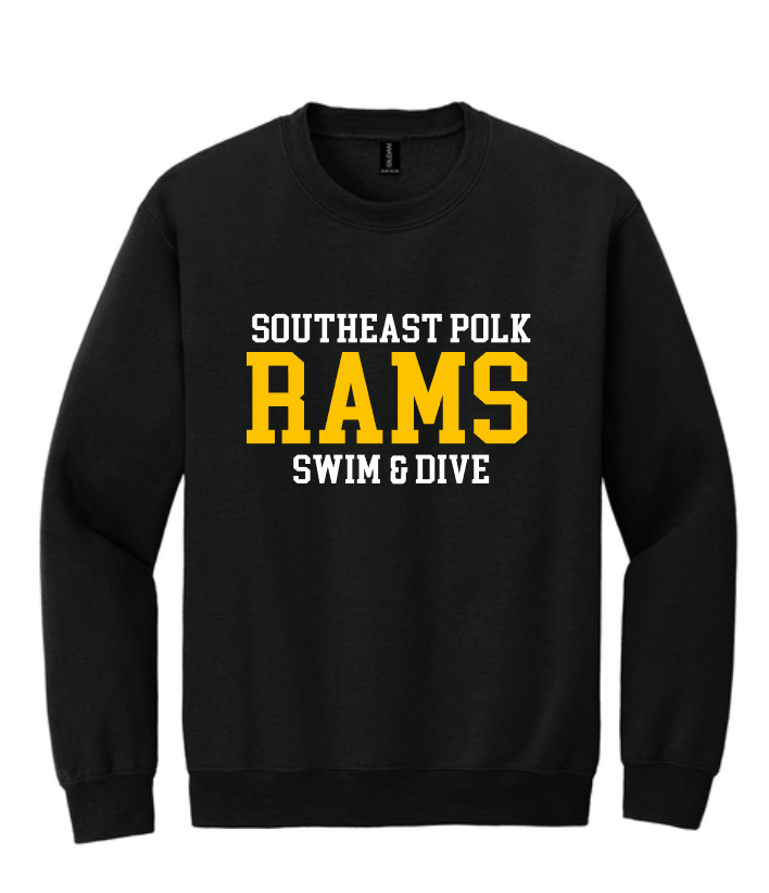 SEP Girls Swim and Dive RAM Hoodie/CrewNeck Sweatshirts