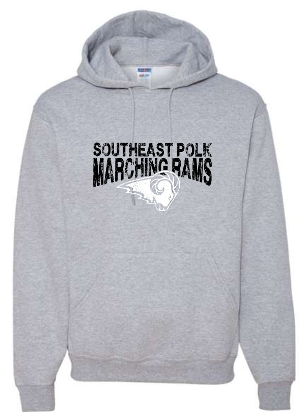 SEP Marching RAMS Crew Neck and Hoodie Sweatshirt (Adult Sizes)