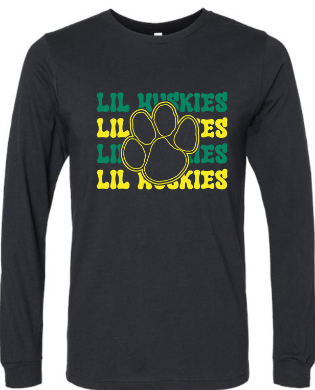 Monroe Elementary LIL Huskies LONG SLEEVE (Adult and Youth)