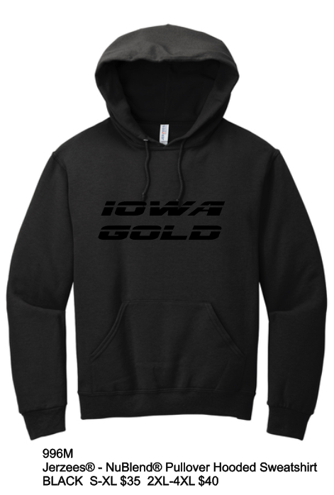 IG Options BLACK ON BLACK Hoodies