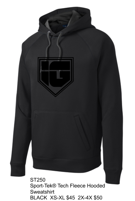 IG Options BLACK ON BLACK Hoodies