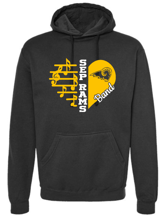 SEP Marching RAMS Heart Crew/Hoodie (ADULT and YOUTH sizing)