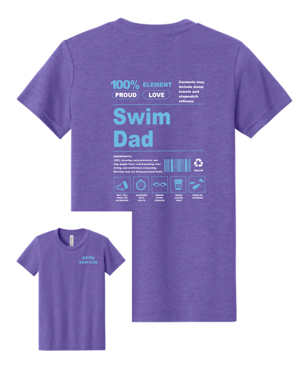 SEP RAMS DAD Swim Ingredients (DADS! Adult Sizes only!)