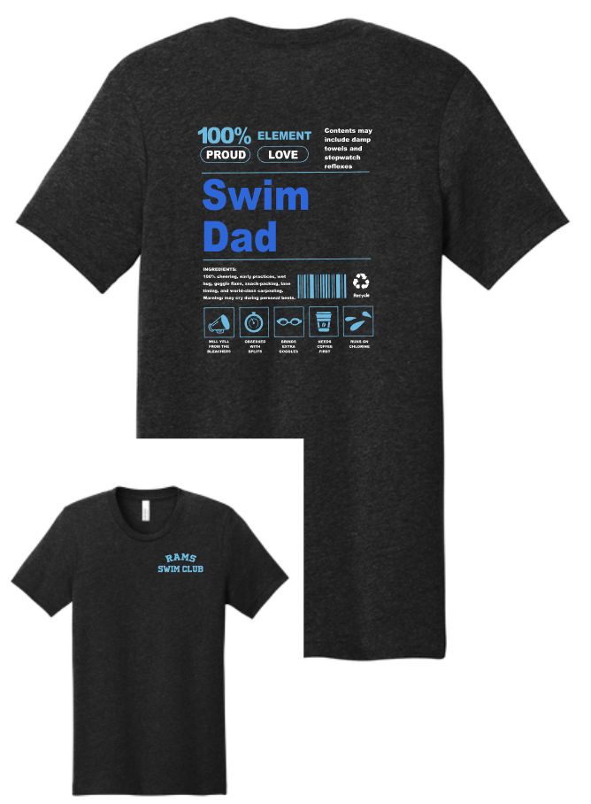 SEP RAMS DAD Swim Ingredients (DADS! Adult Sizes only!)