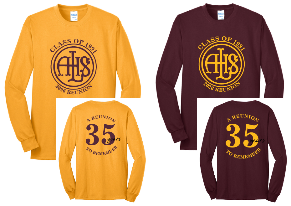Lincoln High 91' Reunion  Long Sleeve Tees