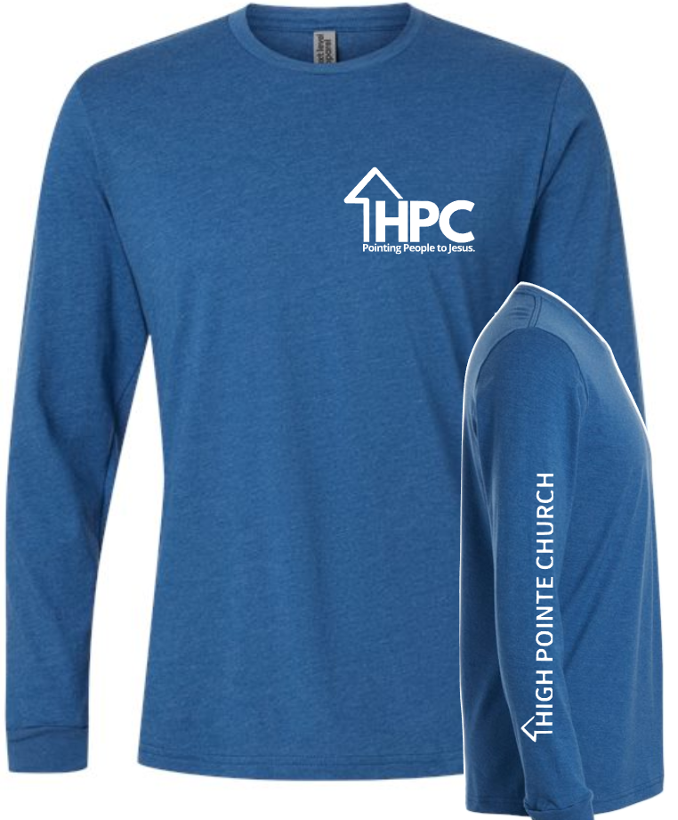 HPC Long Sleeve Tee With sleeve graphics (ADULT sizes)     Multiple Color Options