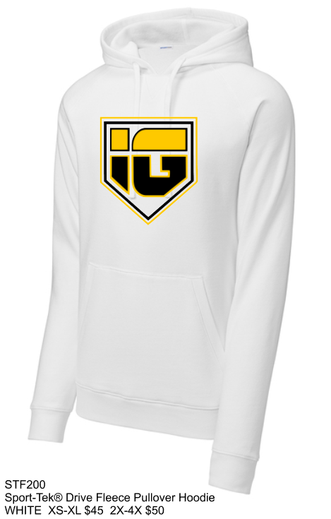 IG ALL White Options Adult Hoodies