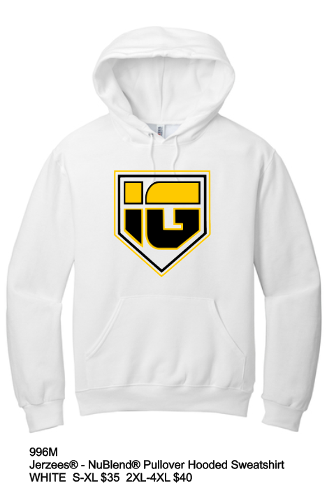 IG ALL White Options Adult Hoodies