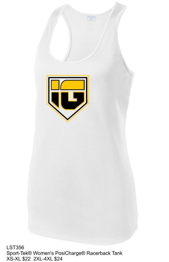 IG ALL White Options Tee/Tank Adult