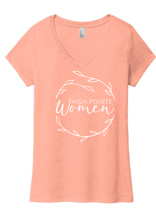 HPC Women's Ministry V-NECK Short Sleeve Tee (ADULT sizes)     Multiple Color Options