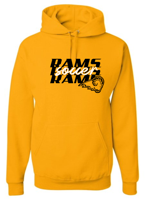 SEP RAMS Soccer RRR Tee/Crew/hoodie (Adult and Youth)